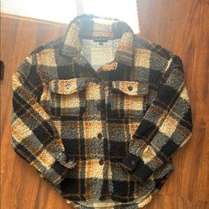 Cozy Plaid  - Black and Tan